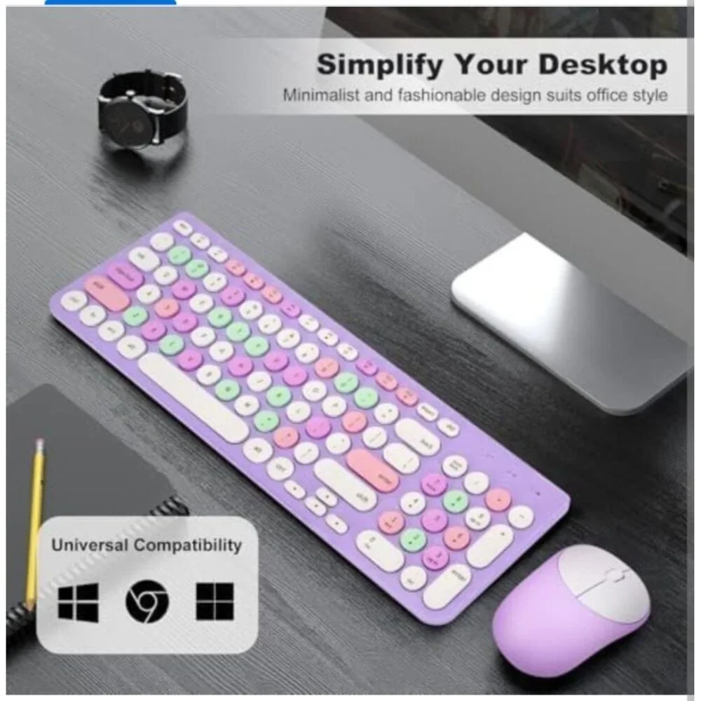 2.4G Wireless Connection Plug and Play Wireless Keyboard and Mouse Combo